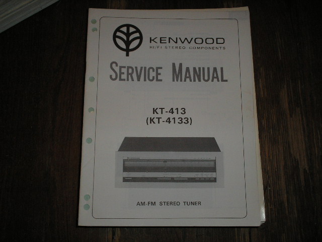 KT-413 KT-4133 Tuner Service Manual